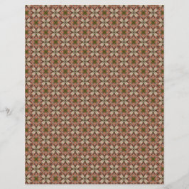Brown Scrapbook Paper Sheet