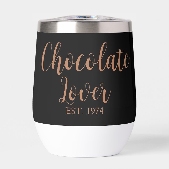 Brown Script Established Chocolate Lover (Vorderseite)