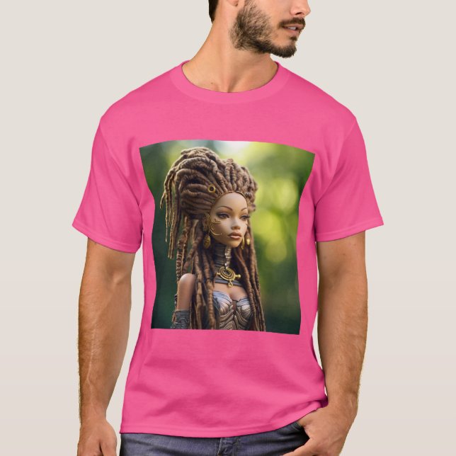 Brown Skin Barbie T-Shirt (Vorderseite)