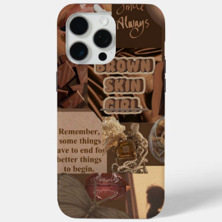 Brown Skin Girl iPhone 15 Pro Max Fall - Inspirati Case-Mate iPhone Hülle