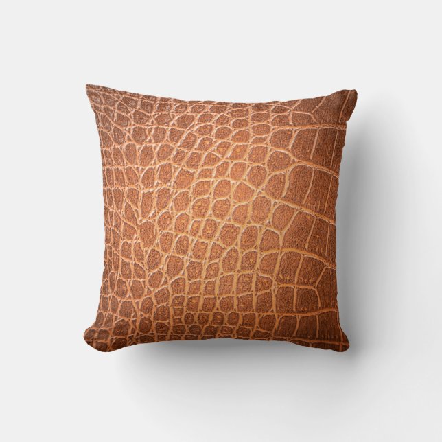 Brown skin leather texture use for background kissen (Vorderseite)