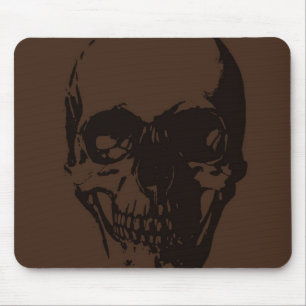 Brown Skull Mousepad