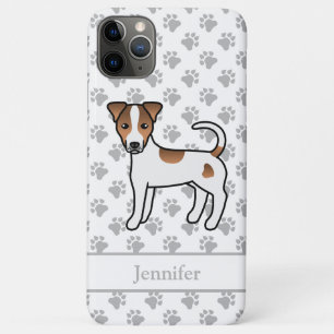 Brown Smooth Coat Parson Russell Terrier & Name Case-Mate iPhone Hülle