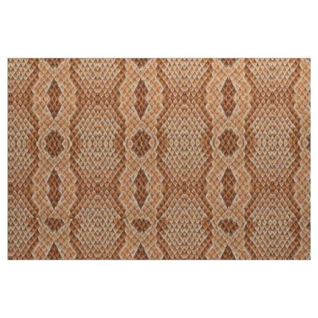 Brown Snake Skin Stoff (Yard (91,4 cm))