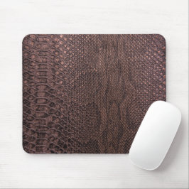 Brown Snakeskin Pattern Mouse Pad Mousepad