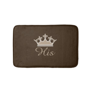 Brown Son Crown Bath Mat Badematte