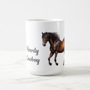 Brown Southwest Horse Kaffeetasse