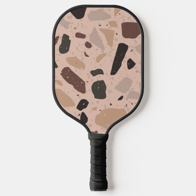 Brown Speckled Pickleball Paddle (Vorderseite)