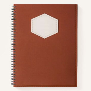 Brown Spiral Notebook - Stilvolle und dauerhafte Z Notizbuch