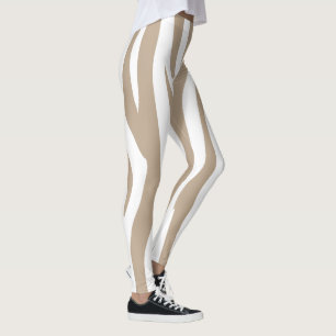 Brown Sport Women Leggings