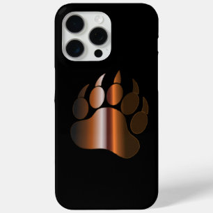 BROWN STAHL BAR PAW AUF SCHWARZEM Case-Mate iPhone Hülle
