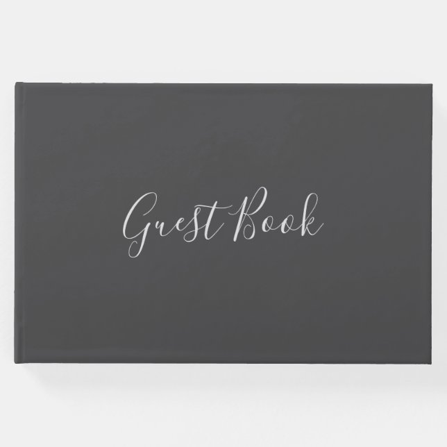 Brown Standard Guest Book | Luxuriöse Hochzeiten Gästebuch (Vorderseite)