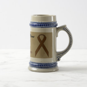 Brown Standard Ribbon Tmpl von Kenneth Yoncich Bierglas