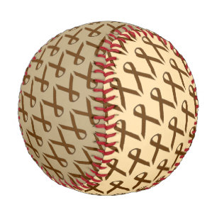 Brown Standard Ribbon von Kenneth Yoncich Baseball