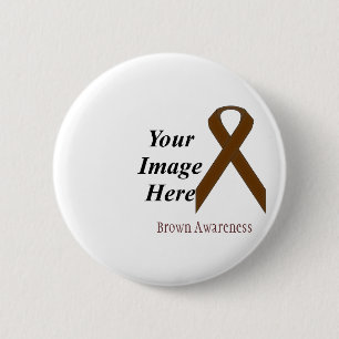 Brown Standard Ribbon von Kenneth Yoncich Button