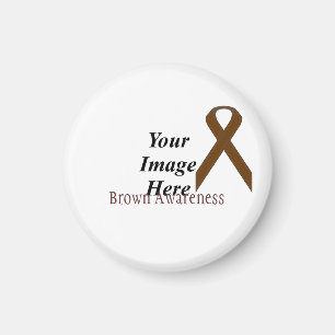 Brown Standard Ribbon von Kenneth Yoncich Magnet