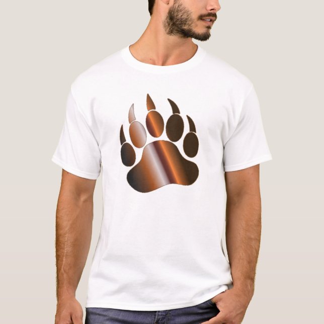 BROWN STEEL BRONZE BEAR PAAR T-Shirt (Vorderseite)