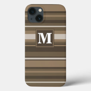 Brown stripes Case-Mate iPhone Hülle