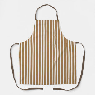 Brown Stripes Koch Baker Caterer Schürze