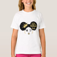 Brown Sugar Babe in Schwarz und Gold