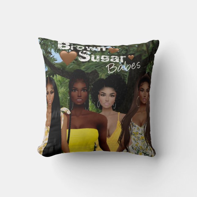 Brown Sugar Babes Pillow 5 Kissen (Vorderseite)
