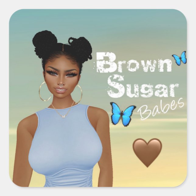 Brown Sugar Babes Stickers 3 (Vorderseite)