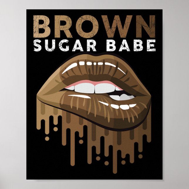 Brown Sugar Bybe Black History Monat Juni 190 Poster (Vorne)