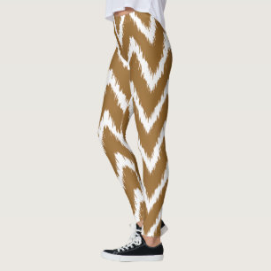 Brown Sugar Southern Hütte Chevrons Leggings