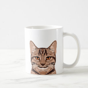 Brown Tabby Cat Tasse - Niedliche Tasse
