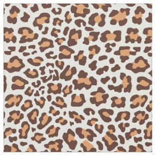 Brown, TAN, Sahneleopard-Gewebe Stoff