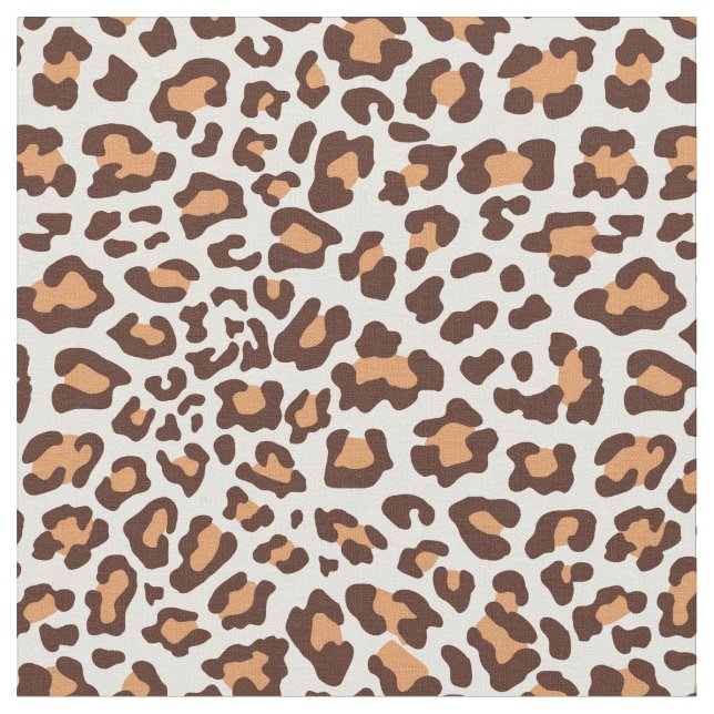 Brown, TAN, Sahneleopard-Gewebe Stoff (Nahaufnahme)
