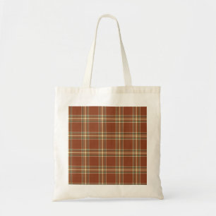 Brown Tartan Budget Tasche