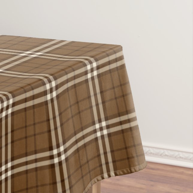 Brown Tartan Tischdecke (Beispiel)