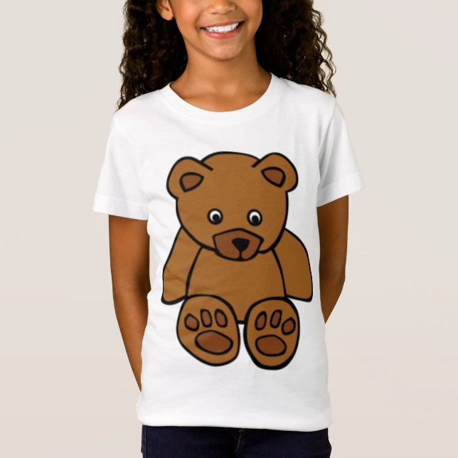 Brown Teddy Bear T-Shirt (Vorderseite)