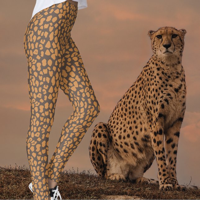 Brown Tiger Print Leggings (Von Creator hochgeladen)