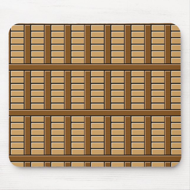 Brown Tiles Mousepad (Vorne)