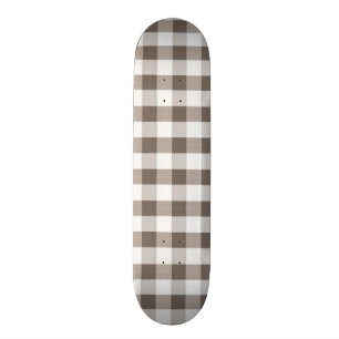 Brown-Tischdecke-Muster Skateboard