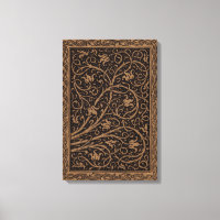 Brown Toolkit Leather Art Nouveau Floral
