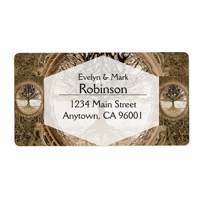 Brown Tree of Life Pattern (Vorne)