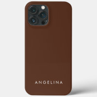 Brown Trendy Moderner Minimalistischer Schlichter 