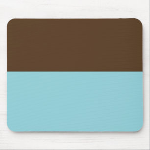 Brown u. blaues Mousepad