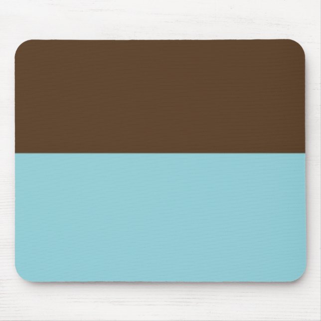 Brown u. blaues Mousepad (Vorne)