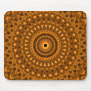 Brown u. Goldspirles Fraktal Design Mousepad