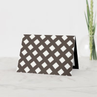 Brown und Cream Gingham