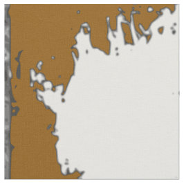 Brown und weißes Kuh-Druck-Gewebe Stoff