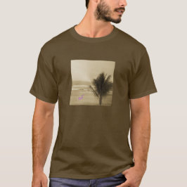 Brown Vintag Beach T - Shirt