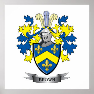 Brown-Wappen Poster