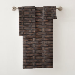 Brown Weide Design Badehandtuch Set