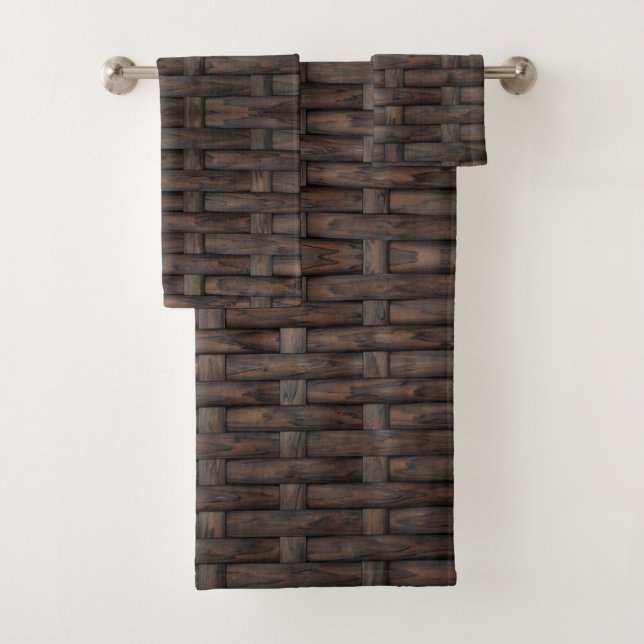 Brown Weide Design Badehandtuch Set (Insitu)