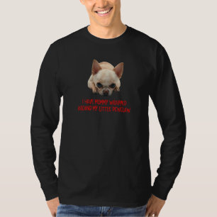 Brown & White Chihuahua Mommy umwickelt Dewcl T-Shirt